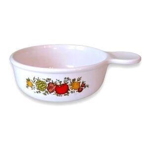 Corningware VTG Spice Of Life Print P- 150- B Round Grab It Bowl